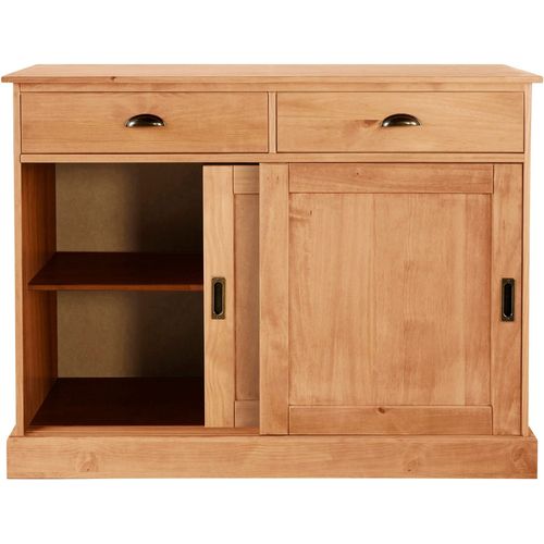 Harry - Buffet Avec 2 Portes Et 2 Tiroirs En Pin Naturel