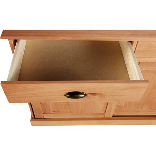 Harry - Buffet Avec 2 Portes Et 2 Tiroirs En Pin Naturel