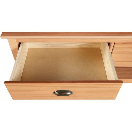 Harry - Table Basse Avec 2 Tiroirs Teintée Blanc