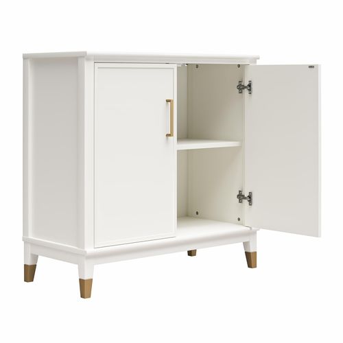 Westerleigh - Armoire Avec 2 Portes En Effet Bois Blanc