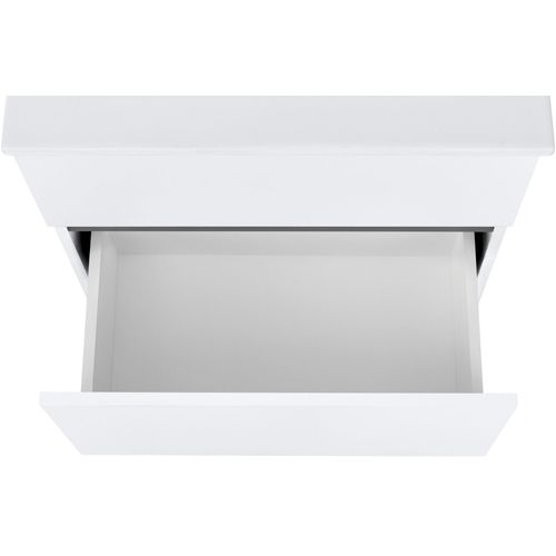 Wisla -meuble Sous-évier Avec 1 Abattant Et 1 Tiroir En Blanc