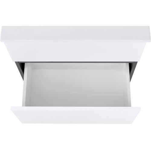 Wisla -meuble Sous-vasque Avec 1 Abattant Et 1 Tiroir En Blanc Anthracite