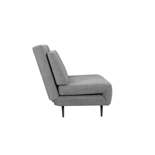 Mallory - Canapé-lit 140 Cm En Tissu Anthracite