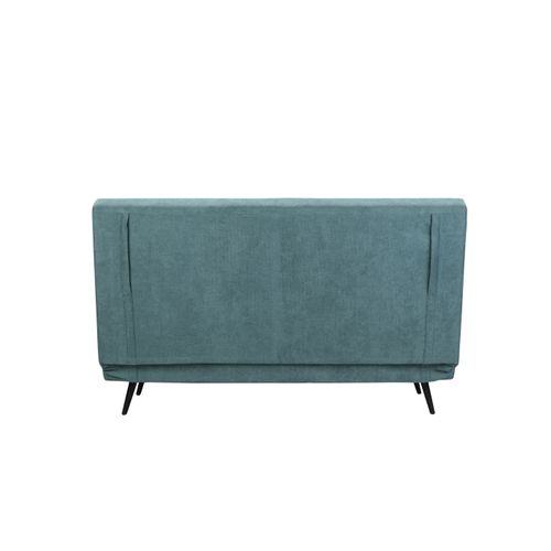 Mallory- Canapé-lit 140 Cm En Tissu Pétrole