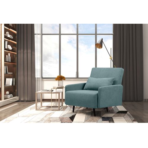 Mallory - Lit De Jour Avec Accoudoirs En Pétrole