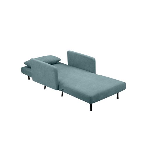 Mallory - Lit De Jour Avec Accoudoirs En Pétrole