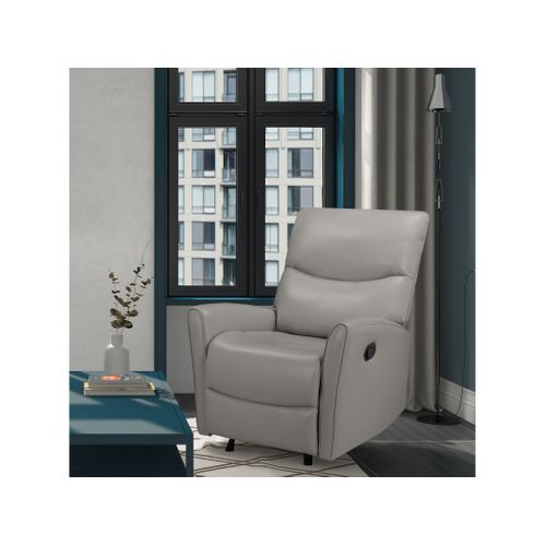 Chesley-fauteuil Inclinable Manuel Gauche Gris Pu