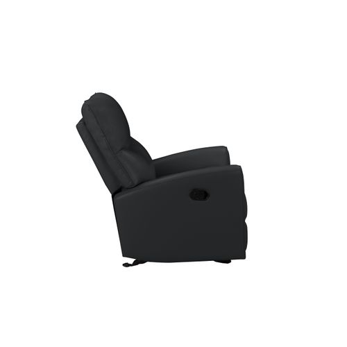 Chesley-fauteuil Inclinable Manuel En Pu Noir