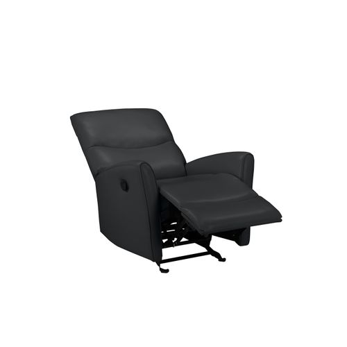 Chesley-fauteuil Inclinable Manuel En Pu Noir
