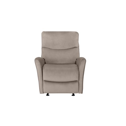Chesley-fauteuil Inclinable Manuel Velours Taupe