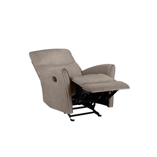 Chesley-fauteuil Inclinable Manuel Velours Taupe