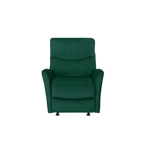 Chesley-fauteuil Inclinable Manuel En Velours Vert Foncé