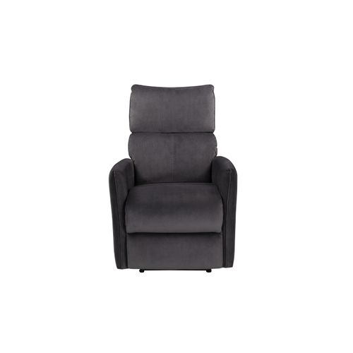 Pineto - Fauteuil De Relaxation Avec Fonction Électrique En Velours Anthracite