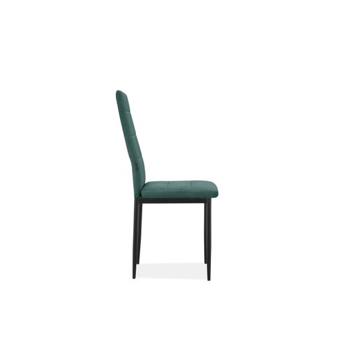 Becca-chaise De Salle à Manger En Velours Vert Foncé 2 Packs