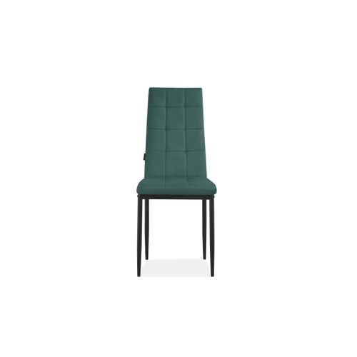 Becca-chaise De Salle à Manger En Velours Vert Foncé 2 Packs