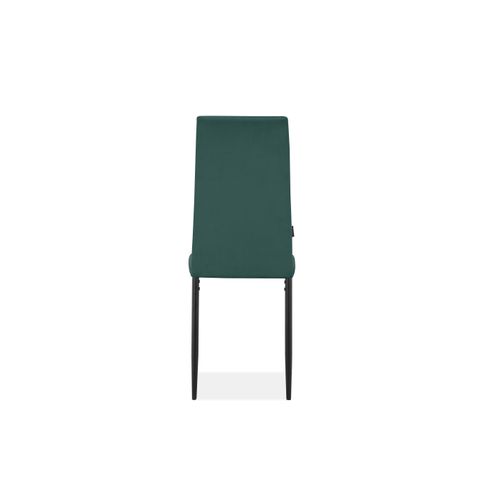 Becca-chaise De Salle à Manger En Velours Vert Foncé 2 Packs