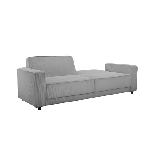 Allie - Canapé-lit 3 Places En Tissu Gris