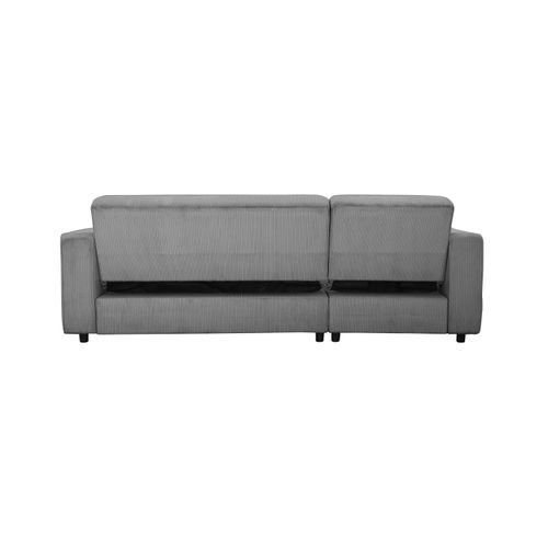 Allie - Canapé-lit 3 Places Avec  En Tissu Gris