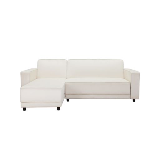 Allie - Canapé-lit 3 Places Avec En Velours Crème