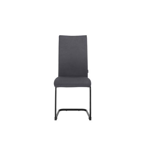 Sia-chaises De Salle à Manger En Velours Anthracite 4 Pièces