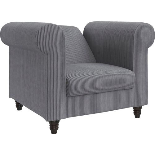 Felix Ii - Fauteuil Relax En Tissu Gris