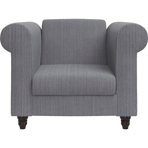 Felix Ii - Fauteuil Relax En Tissu Gris