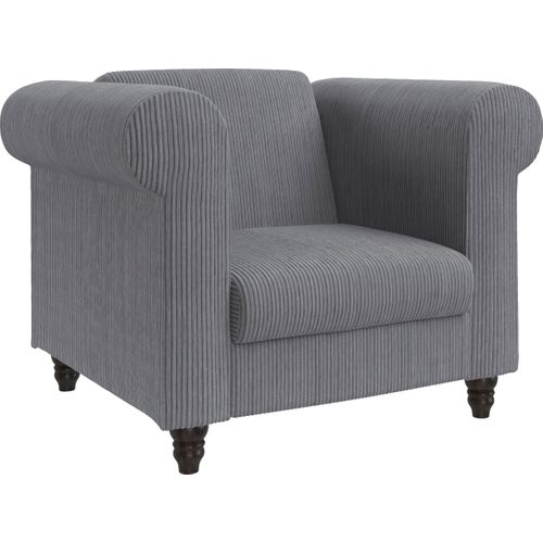 Felix Ii - Fauteuil Relax En Tissu Gris