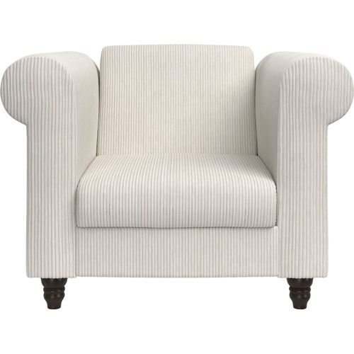 Felix Ii - Fauteuil Relax En Tissu Crème