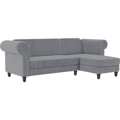 Felix Ii - Canapé-lit 3 Places Avec En Tissu Gris