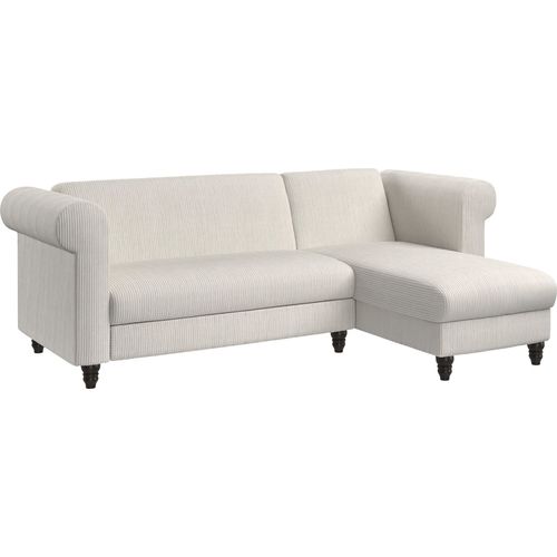Felix Ii - Canapé-lit 3 Places Avec  En Tissu Crème