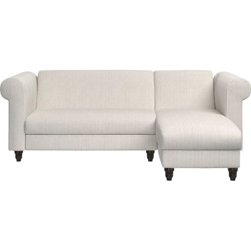 Felix Ii - Canapé-lit 3 Places Avec  En Tissu Crème