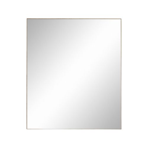 Wisla -armoire Suspendue Avec Porte Miroir Aspect Chêne