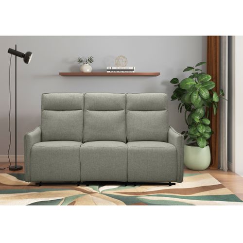 Lugo-canapé 3 Places Avec Fonction Manuelle En Tissu Vert