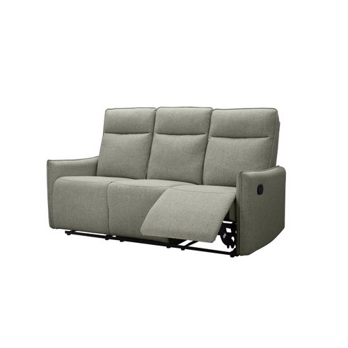 Lugo-canapé 3 Places Avec Fonction Manuelle En Tissu Vert