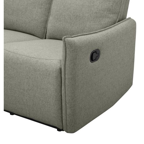 Lugo-canapé 2 Places Avec Fonction Manuelle En Tissu Vert