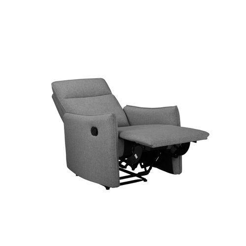 Lugo-fauteuil De Relaxation Manuel En Tissu Anthracite