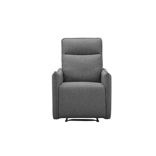 Lugo-fauteuil De Relaxation Manuel En Tissu Anthracite