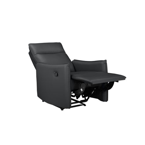 Lugo-fauteuil Avec Fonction Manuelle En Pu Noir