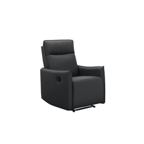 Lugo-fauteuil Avec Fonction Manuelle En Pu Noir
