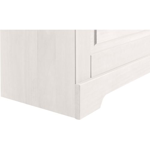 Meuble à Chaussures Lisa Avec 2 Abattants Et 1 Tiroir En Blanc Miel