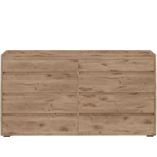 Kosmo - Buffet Avec 8 Tiroirs En Effet Chêne