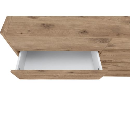 Kosmo - Buffet Avec 8 Tiroirs En Effet Chêne