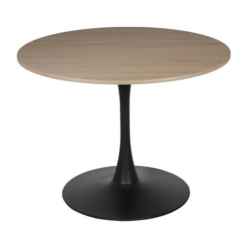 Table à Manger 100 Cm Chêne Noir