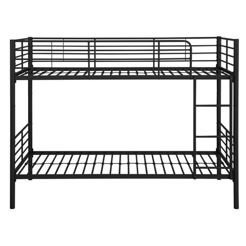 Rosie-lit Superposé 90x200 En Métal Noir
