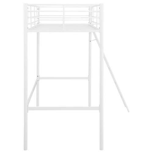 Clove - Lit Mezzanine 140x200 cm Métal Blanc