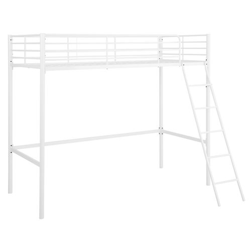 Clove - Lit Mezzanine 140x200 cm Métal Blanc