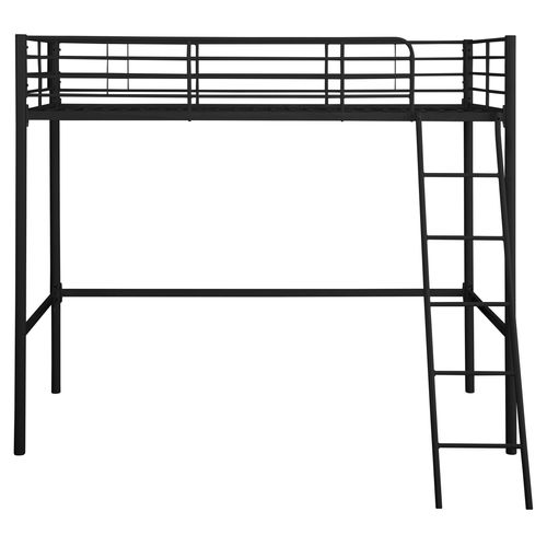 Clove-lit Mezzanine 140x200 En Métal Noir