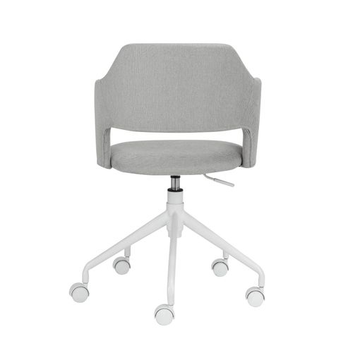 Sanna - Chaise De Bureau En Tissu Gris Clair