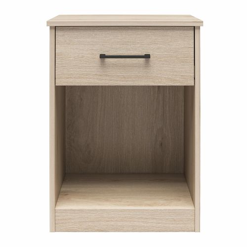 Brez - Table De Chevet Avec 1 Tiroir En Effet Chêne