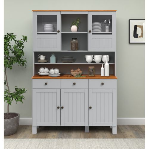 Alby Ii-buffet 3 Portes Et 3 Tiroirs En Pin